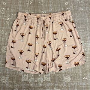 Remi & Friends Espresso Martini Bamboo Shorts - Size M